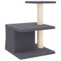 Rascador para gatos con postes de sisal gris oscuro 48 cm de vidaXL, Mobiliario para gatos - Ref: Foro24-171788, Precio: 33,6...