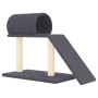 Rascador para gatos con túnel y escalera gris oscuro 55,5 cm de vidaXL, Mobiliario para gatos - Ref: Foro24-171791, Precio: 4...