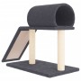 Rascador para gatos con túnel y escalera gris oscuro 55,5 cm de vidaXL, Mobiliario para gatos - Ref: Foro24-171791, Precio: 4...