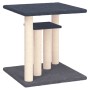 Postes rascadores para gatos con plataformas gris oscuro 50 cm de vidaXL, Mobiliario para gatos - Ref: Foro24-172045, Precio:...