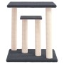 Postes rascadores para gatos con plataformas gris oscuro 50 cm de vidaXL, Mobiliario para gatos - Ref: Foro24-172045, Precio:...