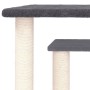 Postes rascadores para gatos con plataformas gris oscuro 50 cm de vidaXL, Mobiliario para gatos - Ref: Foro24-172045, Precio:...