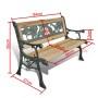 Banco de jardín para niños madera 84 cm de vidaXL, Bancos de jardín - Ref: Foro24-41013, Precio: 62,86 €, Descuento: %