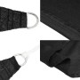 Toldo de vela HDPE negro 160 g/m² 5x6x6 m en Sombrillas | Comprar online en Foru.es