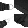 Toldo de vela trapecio HDPE negro 160 g/m² 4/5x4 m en Sombrillas | Comprar online en Foru.es