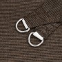 Toldo de vela HDPE marrón 160 g/m² 3x3 m en Sombrillas | Comprar online en Foru.es