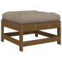 Juego muebles jardín 6 pzas y cojines madera maciza marrón miel de vidaXL, Conjuntos de jardín - Ref: Foro24-3185909, Precio:...