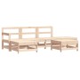 Juego de muebles de jardín 6 piezas y cojines madera maciza de vidaXL, Conjuntos de jardín - Ref: Foro24-3185906, Precio: 419...