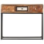 Mesa consola de madera maciza reciclada dorado 90x30x75 cm de vidaXL, Aparadores - Ref: Foro24-286511, Precio: 184,73 €, Desc...