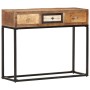 Mesa consola de madera maciza reciclada dorado 90x30x75 cm de vidaXL, Aparadores - Ref: Foro24-286511, Precio: 184,73 €, Desc...