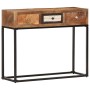 Mesa consola de madera maciza reciclada dorado 90x30x75 cm de vidaXL, Aparadores - Ref: Foro24-286511, Precio: 184,73 €, Desc...