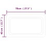 Espejo de baño con LED 70x40 cm en Espejos | Comprar online en Foru.es