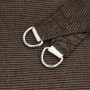 Toldo de vela marrón HDPE 160 g/m² 5x5x6 m en Sombrillas | Comprar online en Foru.es