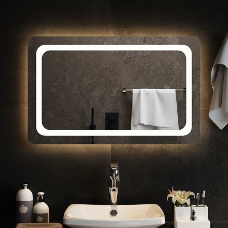 Espejo de baño con LED 80x50 cm en Espejos | Comprar online en Foru.es
