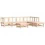 Juego de muebles de jardín 7 piezas y cojines madera maciza de vidaXL, Conjuntos de jardín - Ref: Foro24-3185955, Precio: 515...