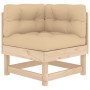 Juego de muebles de jardín 7 piezas y cojines madera maciza de vidaXL, Conjuntos de jardín - Ref: Foro24-3185955, Precio: 515...