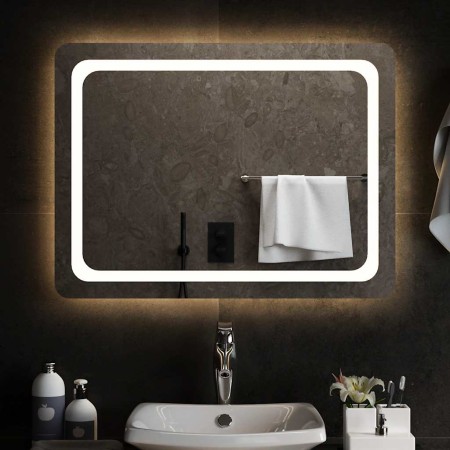 Espejo de baño con LED 80x60 cm en Espejos | Comprar online en Foru.es