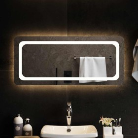 Espejo de baño con LED 90x40 cm en Espejos | Comprar online en Foru.es