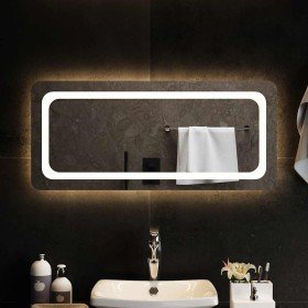 Espejo de baño con LED 90x40 cm en Espejos | Comprar online en Foru.es