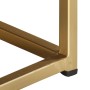 Mesa de centro madera maciza de mango negro y dorado 90x50x35cm de vidaXL, Mesas de centro - Ref: Foro24-286515, Precio: 269,...