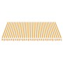 Tela de repuesto para toldo amarillo y blanco 4,5x3,5 m en Toldos | Comprar online en Foru.es