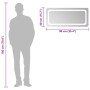 Espejo de baño con LED 90x40 cm en Espejos | Comprar online en Foru.es