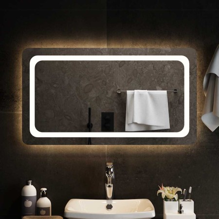 Espejo de baño con LED 90x50 cm en Espejos | Comprar online en Foru.es
