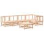 Juego de muebles de jardín 6 piezas y cojines madera maciza de vidaXL, Conjuntos de jardín - Ref: Foro24-3185983, Precio: 504...