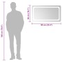 Espejo de baño con LED 90x50 cm en Espejos | Comprar online en Foru.es