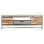 Mueble para TV de madera maciza de mango 120x30x40 cm de vidaXL, Muebles TV - Ref: Foro24-286533, Precio: 271,74 €, Descuento: %