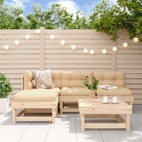 Juego de muebles de jardín 5 piezas y cojines madera maciza de vidaXL, Conjuntos de jardín - Ref: Foro24-3186039, Precio: 390...