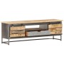 Mueble para TV de madera maciza de mango 120x30x40 cm de vidaXL, Muebles TV - Ref: Foro24-286533, Precio: 271,74 €, Descuento: %
