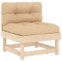 Juego de muebles de jardín 5 piezas y cojines madera maciza de vidaXL, Conjuntos de jardín - Ref: Foro24-3186039, Precio: 390...