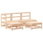Juego de muebles de jardín 5 piezas y cojines madera maciza de vidaXL, Conjuntos de jardín - Ref: Foro24-3186046, Precio: 355...