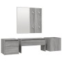Set de muebles de recibidor madera contrachapada gris Sonoma en Bancos para recibidores y almacenamiento | Comprar online en For
