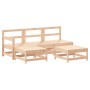 Juego de muebles de jardín 5 piezas y cojines madera maciza de vidaXL, Conjuntos de jardín - Ref: Foro24-3186053, Precio: 354...