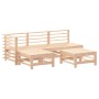 Juego de muebles de jardín 5 piezas y cojines madera maciza de vidaXL, Conjuntos de jardín - Ref: Foro24-3186067, Precio: 396...