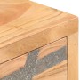Mesa consola de madera maciza de acacia 90x30x75 cm de vidaXL, Mesas auxiliares - Ref: Foro24-286549, Precio: 131,74 €, Descu...