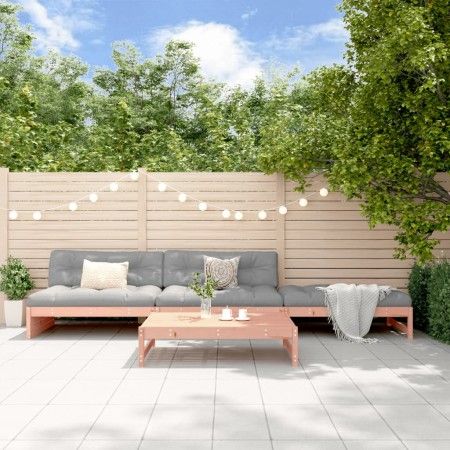 Juego de muebles jardín 4 pzas y cojines madera abeto Douglas de vidaXL, Conjuntos de jardín - Ref: Foro24-3186114, Precio: 7...