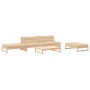 Juego de muebles de jardín 5 piezas y cojines madera maciza de vidaXL, Conjuntos de jardín - Ref: Foro24-3186116, Precio: 723...