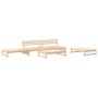 Juego de muebles de jardín 5 piezas y cojines madera maciza de vidaXL, Conjuntos de jardín - Ref: Foro24-3186116, Precio: 723...