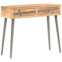 Mesa consola de madera maciza de acacia 90x30x75 cm de vidaXL, Mesas auxiliares - Ref: Foro24-286549, Precio: 131,74 €, Descu...