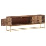 Mueble para TV madera maciza de mango 138x30x46 cm de vidaXL, Muebles TV - Ref: Foro24-286552, Precio: 241,82 €, Descuento: %