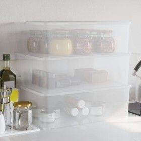 Cajas de almacenaje apilables 3 uds plástico 25 L de vidaXL, Cestas para almacenaje - Ref: Foro24-154988, Precio: 58,33 €, De...