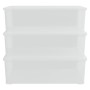 Cajas de almacenaje apilables 3 uds plástico 25 L de vidaXL, Cestas para almacenaje - Ref: Foro24-154988, Precio: 58,33 €, De...