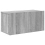 Set de muebles para TV 10 pzas madera contrachapada gris Sonoma en Muebles TV | Comprar online en Foru.es