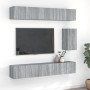 Set de muebles para TV 7 pzas madera contrachapada gris Sonoma en Muebles TV | Comprar online en Foru.es