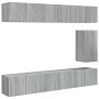 Set de muebles para TV 7 pzas madera contrachapada gris Sonoma en Muebles TV | Comprar online en Foru.es