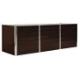 Arriate de acero galvanizado marrón 240x80x77 cm de vidaXL, Maceteros y jardineras - Ref: Foro24-45713, Precio: 92,32 €, Desc...