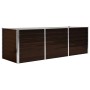 Arriate de acero galvanizado marrón 240x80x77 cm de vidaXL, Maceteros y jardineras - Ref: Foro24-45713, Precio: 95,18 €, Desc...